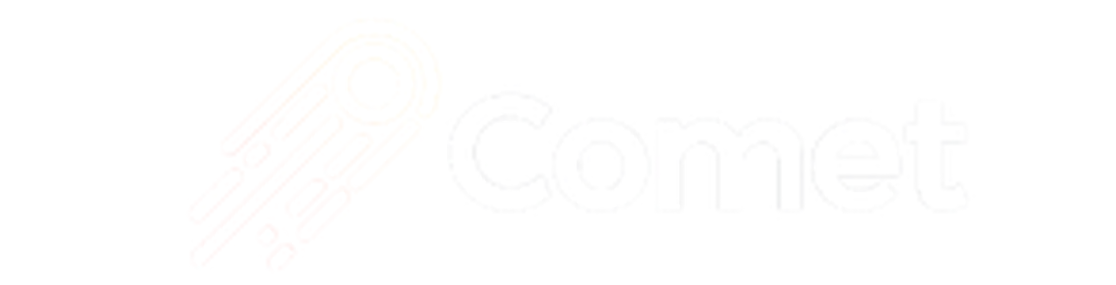 Comet logo white