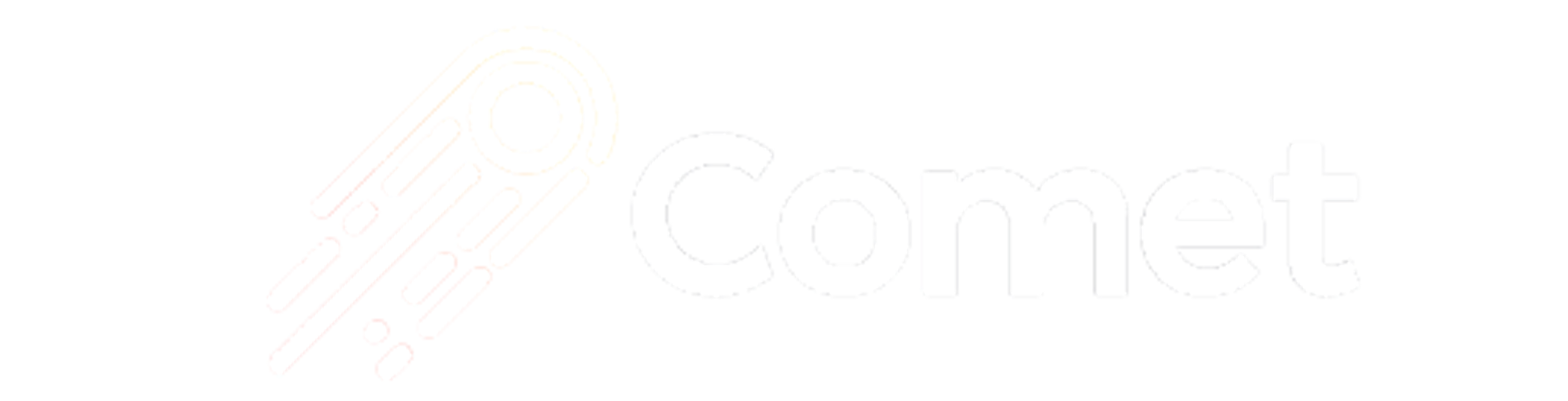 Comet logo white