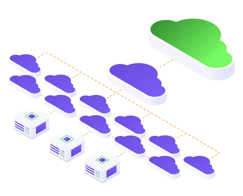 multi tenant cloud diagram-resllers-MSPs