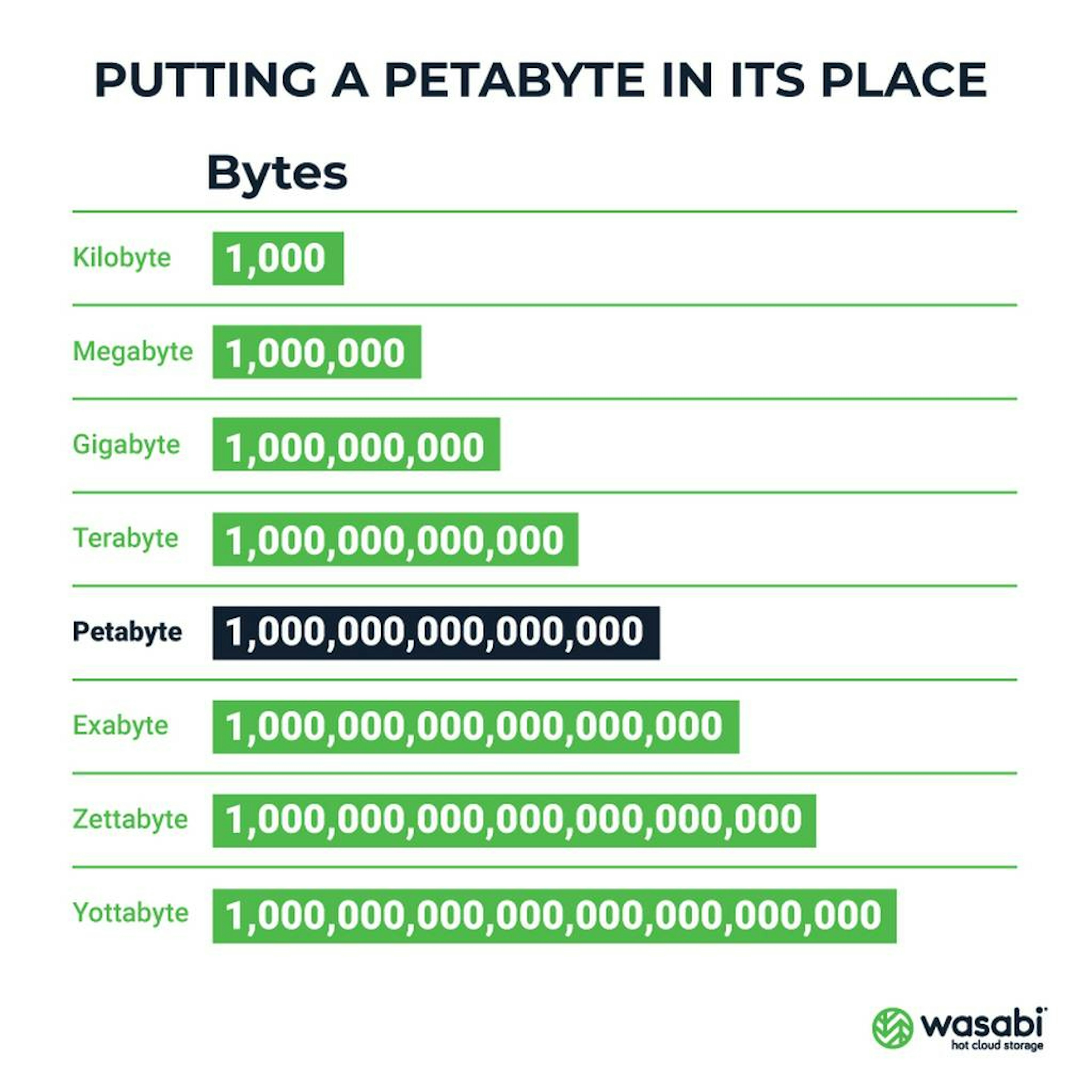 putting a petabyte in its place