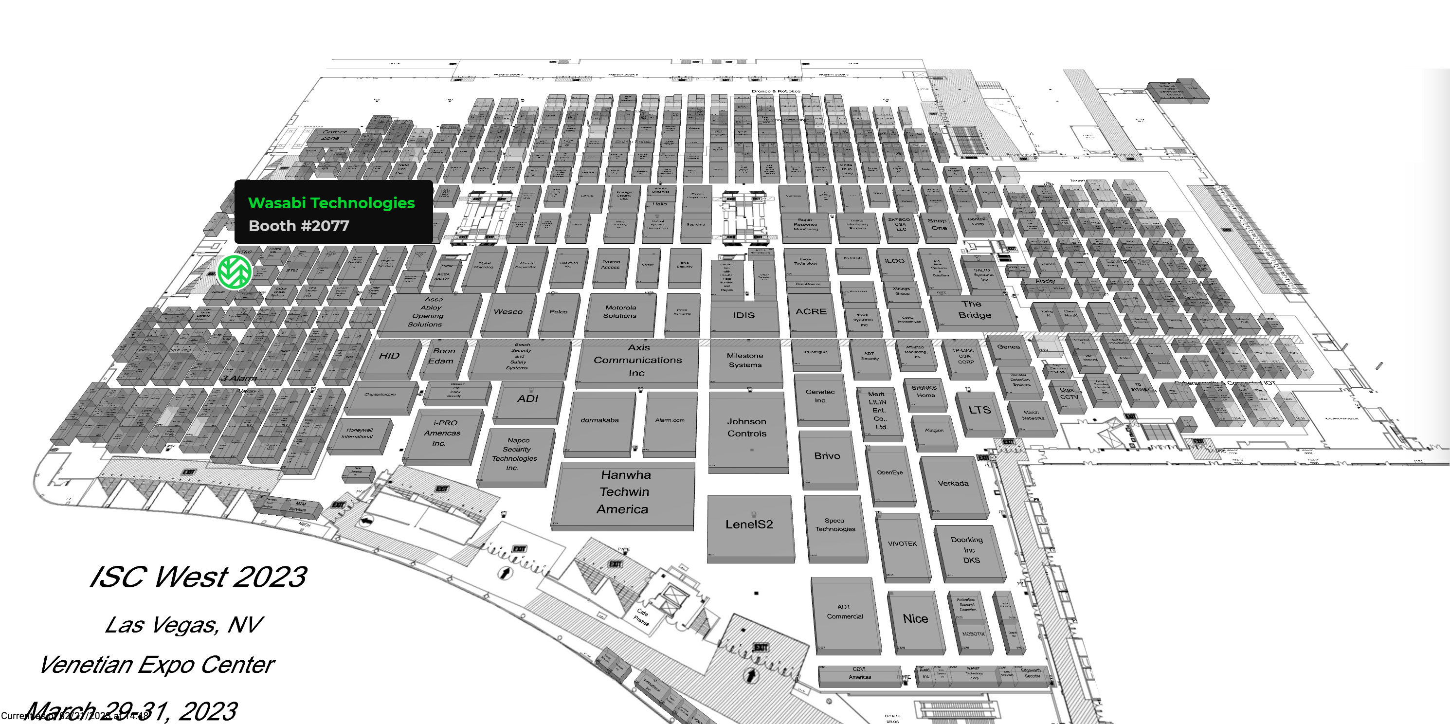 ISC West Show Map