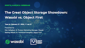 The Great Object Storage Showdown: Wasabi vs. Object First